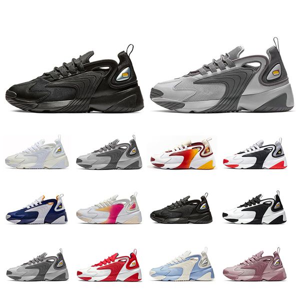 

2019 original rainbow zoom 2k m2k running shoes race red royal blue dark grey men women trainers sports sneaker