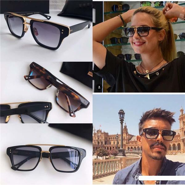 

new luxury sunglasses men design vintage sunglasses 3 fshion style square frame uv 400 lens with original case, White;black