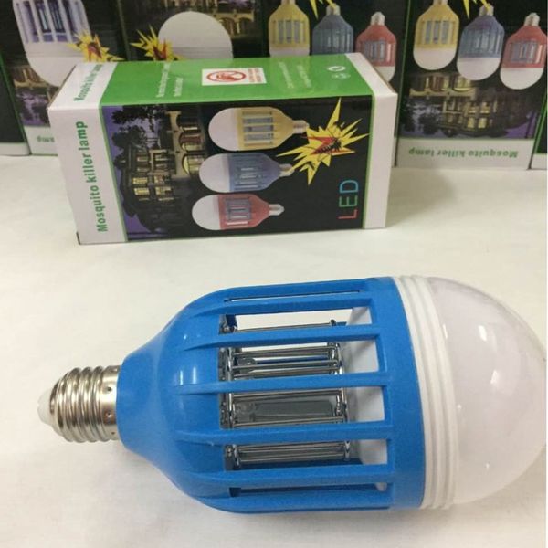 

e27 светодиодные лампы москито киллер электронные лампы night light insect мухи репеллент дом аксессуары синий освещение 220v