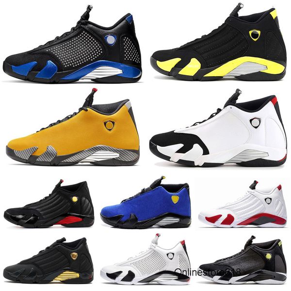 

ale 14 14s black toe fusion varsity red suede thunder men basketball shoes varsity royal candy cane sneakers sports shoes size us 8-13