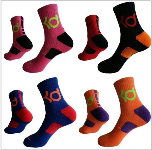 

sports basketball socks thickened towel bottom tube elite socks sweat and smell-proof male cotton socks, Black
