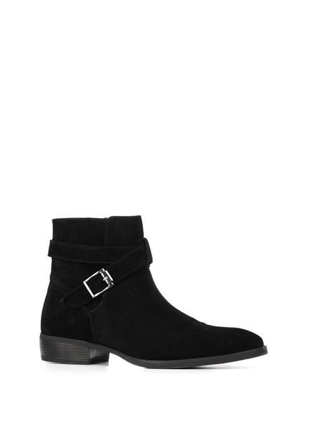 

lufin men's boot black suede