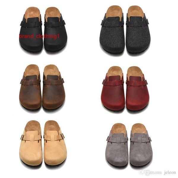 

wholesale female men fashion summer scuffs designer breathable semi pedal leisure casual shoes ladies shoes sandals cork slippers size35-45
