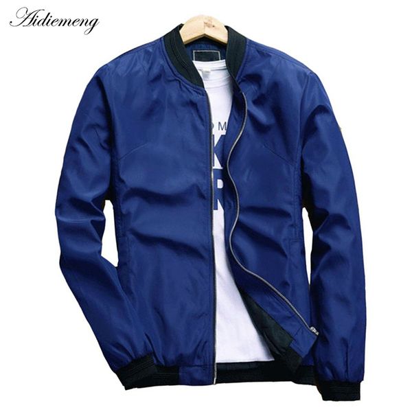 

bomber jacket men basic jackets casual slim solid lightweight pilot jacket men windbreaker outwear male coat hipping, Black;brown