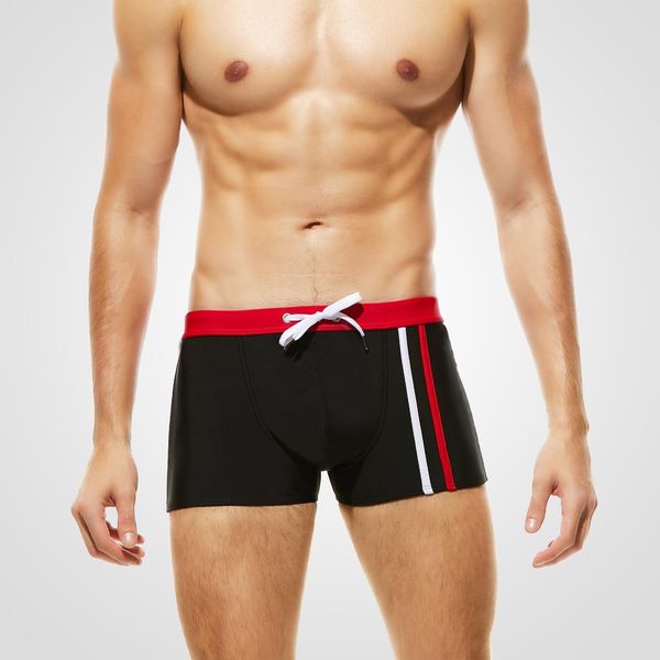 

man's swimming trunks boxers man sports swimsuits patchwork gay men swimwear comfortable beach shorts man boxers