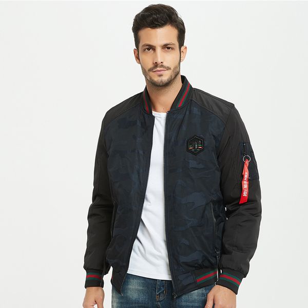 

конструктор куртки thicked подкладка хлопок пальто паука 19ss осень зима мода бейсбол куртка ветровка мужской одежды, Black;brown