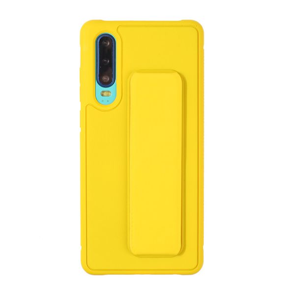 

soft tpu silicone for huawei p30/p30 lite/p30 pro case pure color bracket case for wristband mobile phone cases