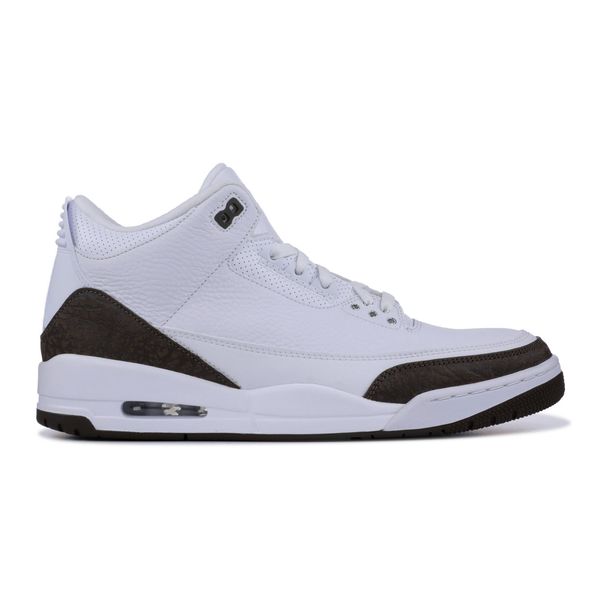 

3 mocha white brown 3s basketball shoes factory version new 2019 mens sneakers trainers with box
