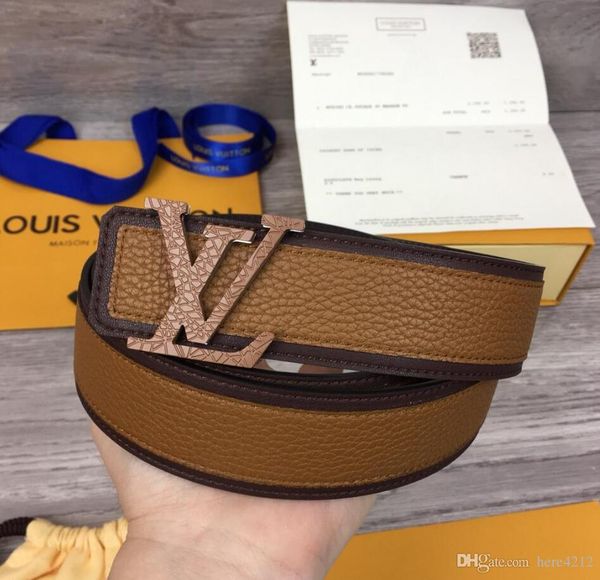 

2018 luxury lady belt with original box genuine leather belt brand designer waist belt straps new style butterfly buckle girdle, Black;brown