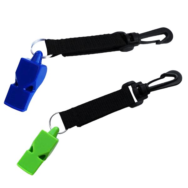 

2 piece ultra-loud emergency scuba dive safety whistle outdoor boating diving emergency survival gear