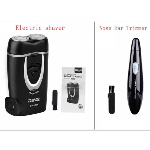 

nose trimmer + independent floating shaver beard clipper nose ear hair trimmer cutter stainless steel blade care shaving tool 47
