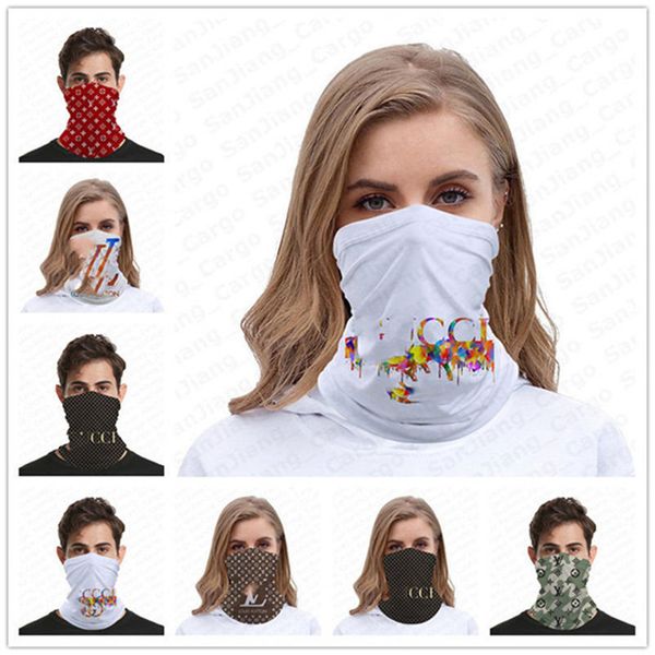 

multicolos magic scarf summer quick dry brand magic bandana cycling half face scarf head band wear designer masks outdoor mouth cover e51203