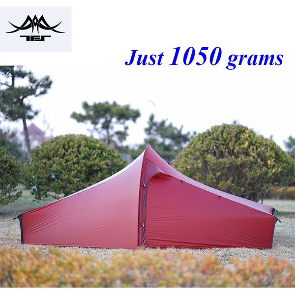 

10d nylon with 2 side silicone tfs 2017 new arrived 4 seasons 1 persons 2 layer outdoor camping tent