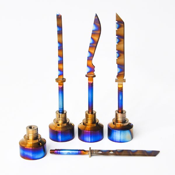 

Анодированная титановая карбоновая крышка 2IN1 GR2 14 мм 18 мм с мечом сверху и 1 угловым отверстием подходит для всех чаш на 22 мм курительные принадлежности