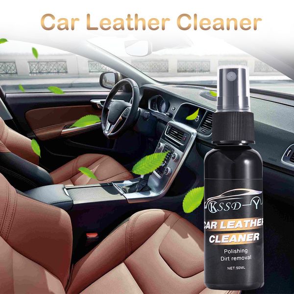 

50ml car wax auto interior restorer dashboard leather trim dust removal liquid safe and non-toxic ensures deep cleansing#p20