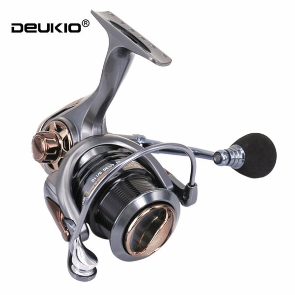 

deukio 5+1bb 7.1:1 spinning fishing reel left right exchangeable folding rocker super strong fishing reel outdoor fishing reel