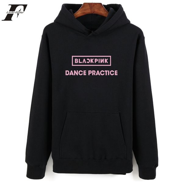 

korean popular blackpink hooded sweatshirt women cotton winter fashion hip hop long hoodies women casual kpop black funny clothe