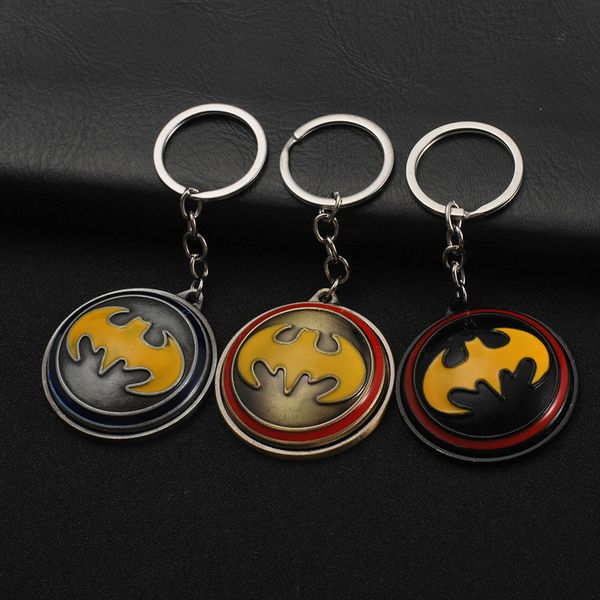 

euro-american rotatable keychain enamel key rings wholesale j35, Silver