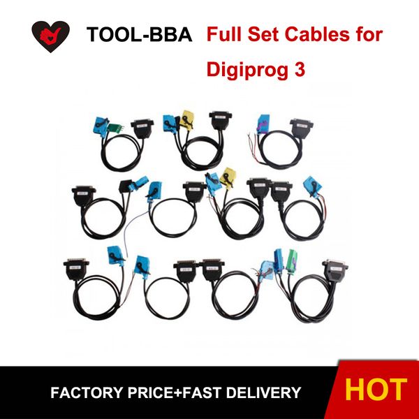 

digiprogiii odometer programmer 3 full set cables mileage correction tool