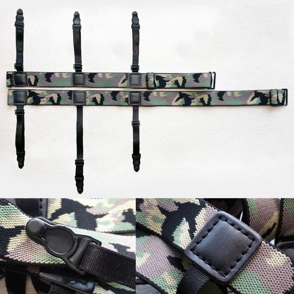 

mens shirt stays garters suspenders braces for shirts gentleman leg elastic camouflage men shirt suspenders garter holder, Black;white