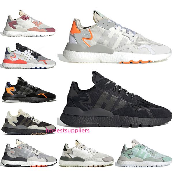 

designer sneakers nite jogger 3m reflective running shoes men women triple black white breathable mens trainer fashion sports runner