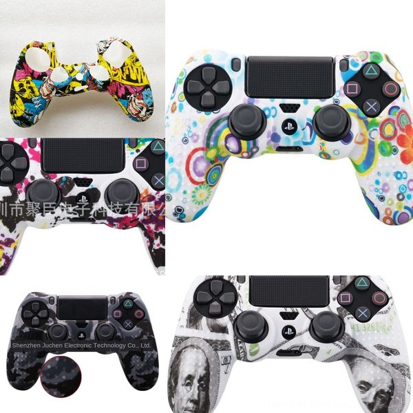 

znyfz 2020 горячая gamepad controller shell жилищного w кнопки набор для ps4 ручка крышки белый чехол фиолетовый новый selling