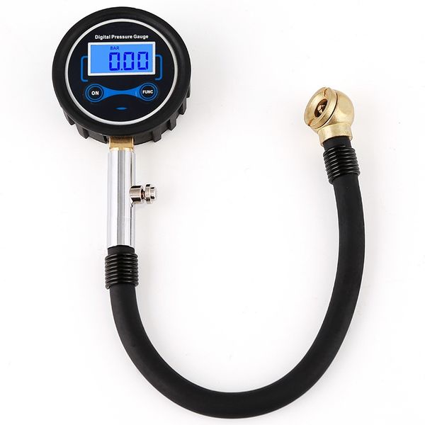 

high-precision tire pressure gauge tire pressure gauge lcd large screen display digital display meter measurement