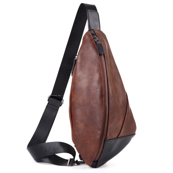 

new men's chest bag multifunctional messenger bag leisure shoulder