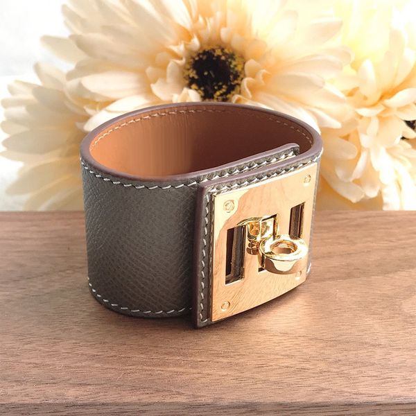 

золотой браслет для женщин из нержавеющей стали реальных кожаных браслетов h буквенных браслеты gols браслет дизайнер бренда ювелирных издел, Black