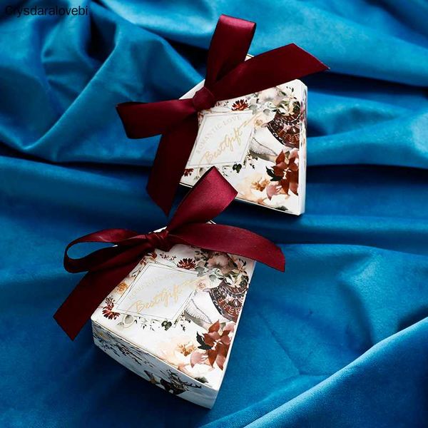 

50/100pcs new luxurious diamond shape candy box baby shower gifts boxes birthday party decoration wedding favors