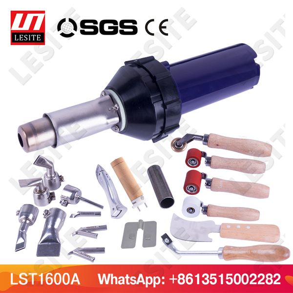 

plastic air welding gun torch heat gun pistol vinyl pvc floor welder for pp pe water tank geomembrane sheet lesite lst1600a