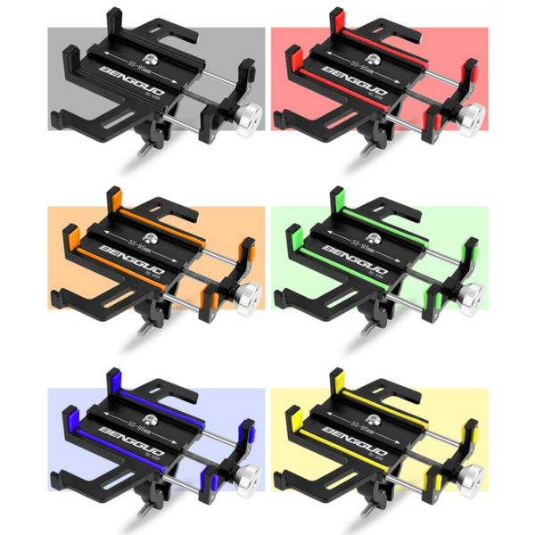 

anti-vibration fixed navigation bracket aluminum bicycle phone holder