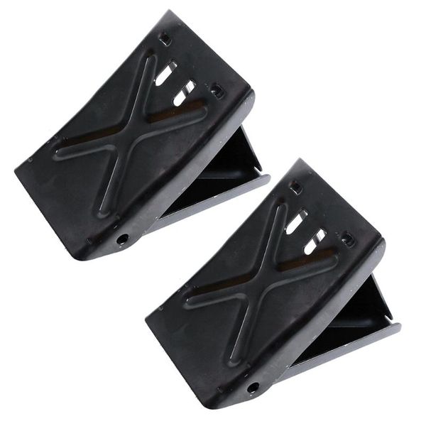 

solid black protective locator heavy duty rustproof reverse pad triangle universal wheel chock anti skid steel plate car ser