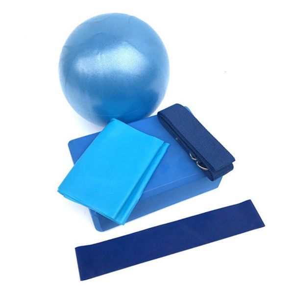 

1set йога комплект оборудования с йога мяч блоков растяжение ремня сопротивления петли бэнд