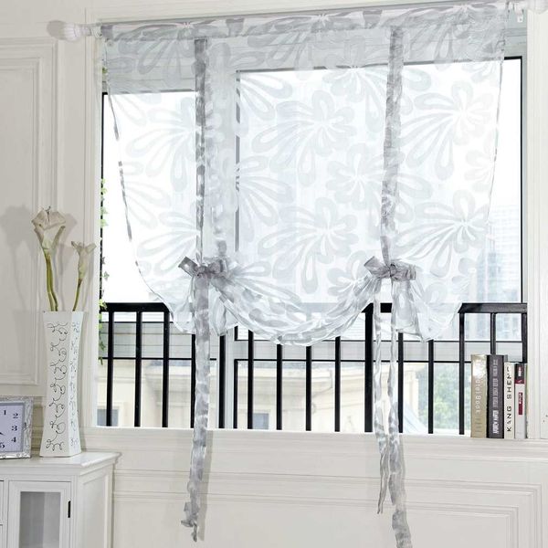 

2019 new tassels floral tulle voile door window curtain swags all colours pelmet drape panel sheer scarf valances curtain