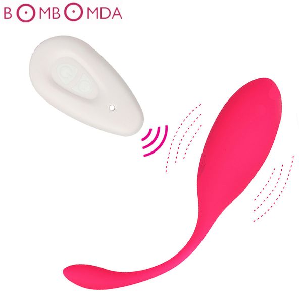 Kadınlar Wireless Uzaktan Kumanda Kegel Toplar Titreşimli Külot Giyilebilir Dildo vibratör Klitoris Stimülatör Y191220 için Yumurta Vibratör Seks Oyuncakları