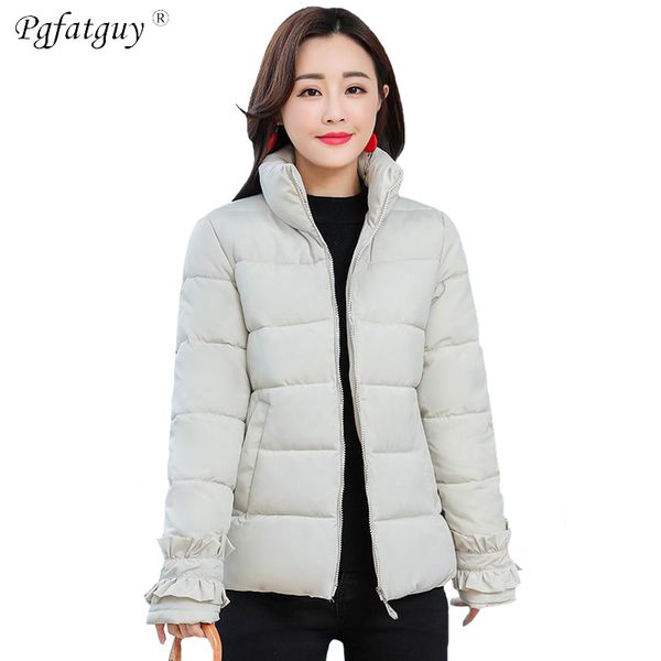 

plus size 3xl winter cotton jacket women hooded parka 2018 winter coat women outwear thick warm padded coats short down jackets, Black
