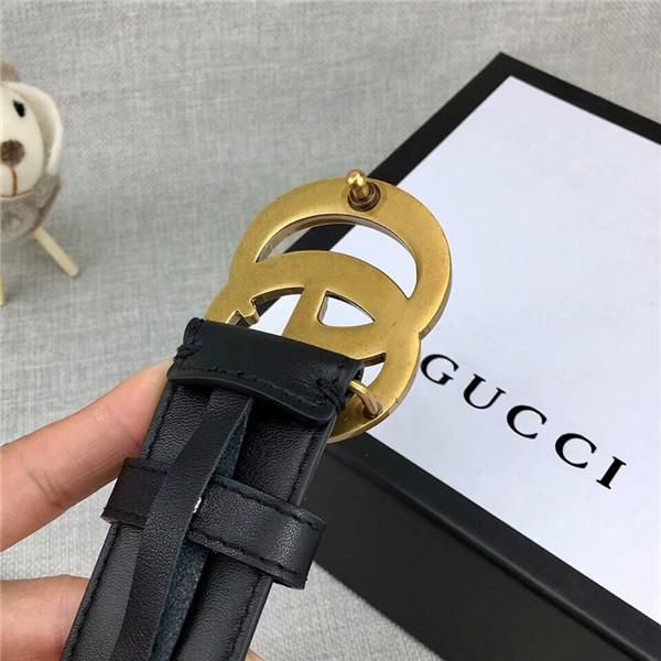 

2019 elling new men women belt women genuine leather black and white color belt for men luxury belt with box