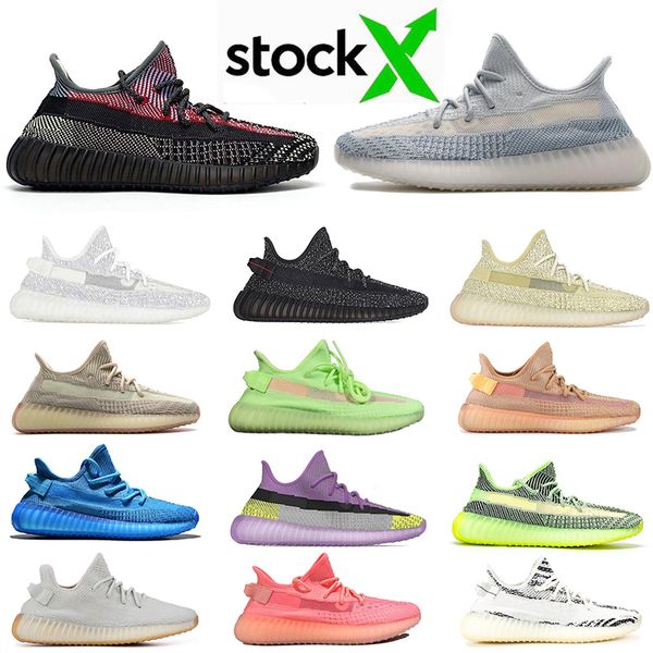 

stock x cloud white citrin yecheil running shoes for men women black clay gid static reflective yeehu yeezreel trainers sneaker, White;red