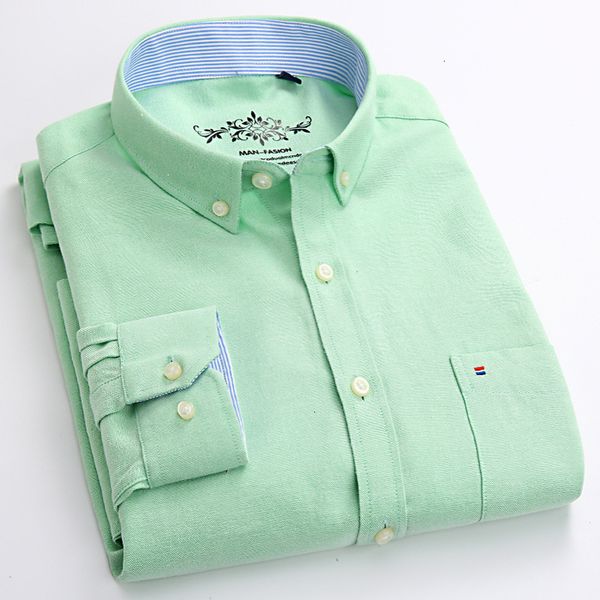 

2019 and january new men random long mouwen effen color shirt /men candy -coloured oxford textile business dress shirt, White;black