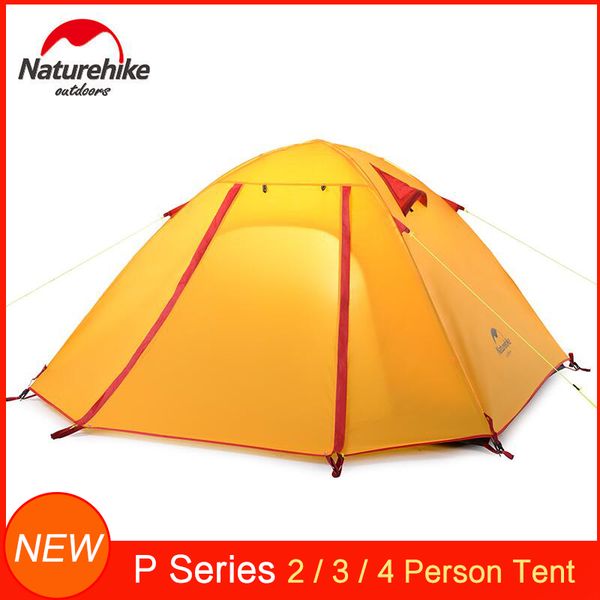 

naturehike 2 3 4 person outdoor recreation camping tent 3 season double layer waterproof tent for backpacking hiking car camping
