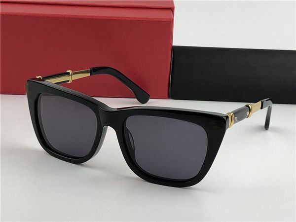 

fashion designer men sunglasses 0025 black sheet cat glasses frame fashion popular new glasses uv400 lens outdoor protective eyewear, White;black