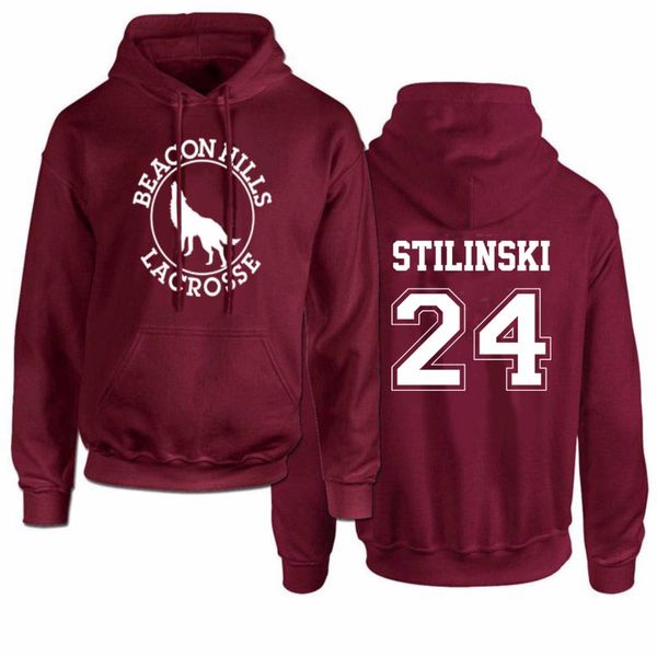 

beacon hills lacrosse teen wolf mens womens hoodies dunbar mccall stiles stilinski pullovers sweatshirts euro size s-3xl, Black