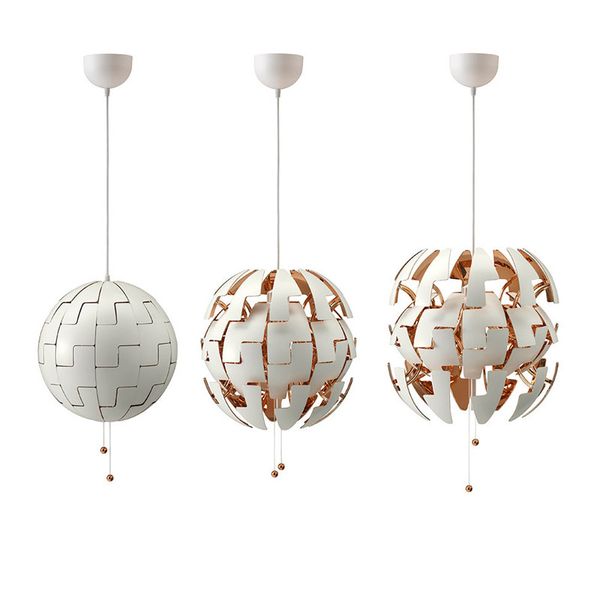 Nordic LEVOU Globo Pingente Luzes Globais Luminária Ajustável de Ouro Sala de estar Deco Luminária Esfera Pendurado Luminárias Transformable