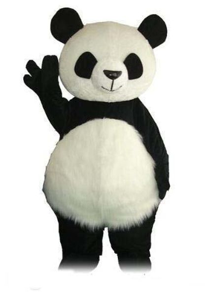 2018 venda quente da fábrica traje clássico da mascote panda urso traje da mascote panda gigante traje da mascote frete grátis