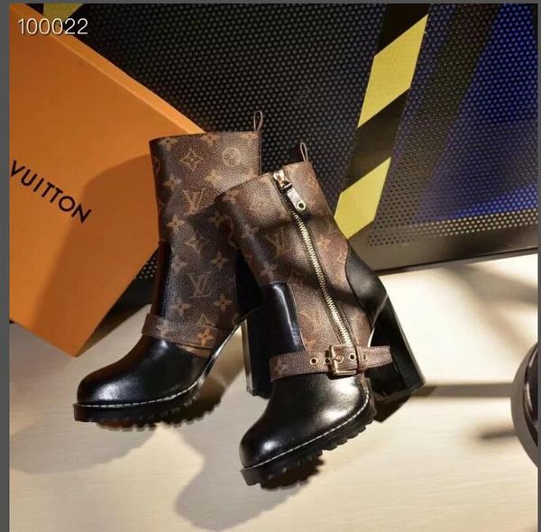 

autumn winter martin boots female ankle boots luxury d ladies booties wedge chaussures de femme leather big size lady shoes vintage, Black