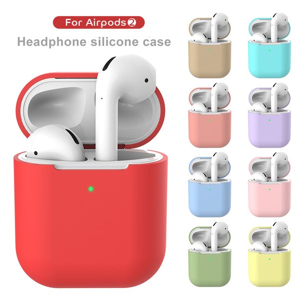 

Earphone ca e for apple airpod ilicone cover wirele bluetooth headphone air pod pouch protective for airpod ilm ca e