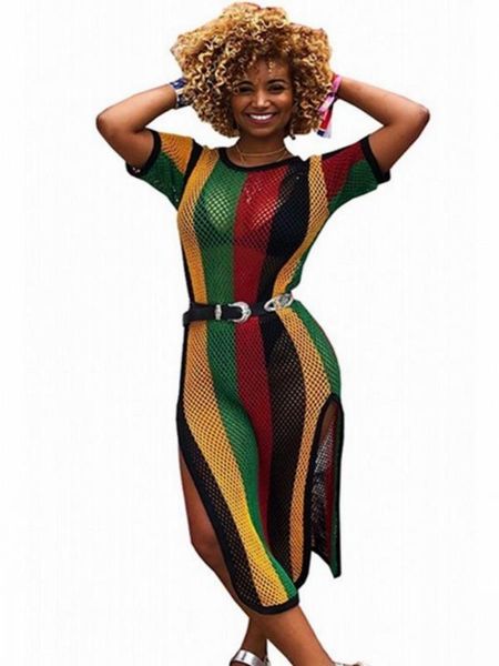 

africa clothing hollow out short sleeve midi dress women summer autumn bodycon robe long party special design african dresses, Red