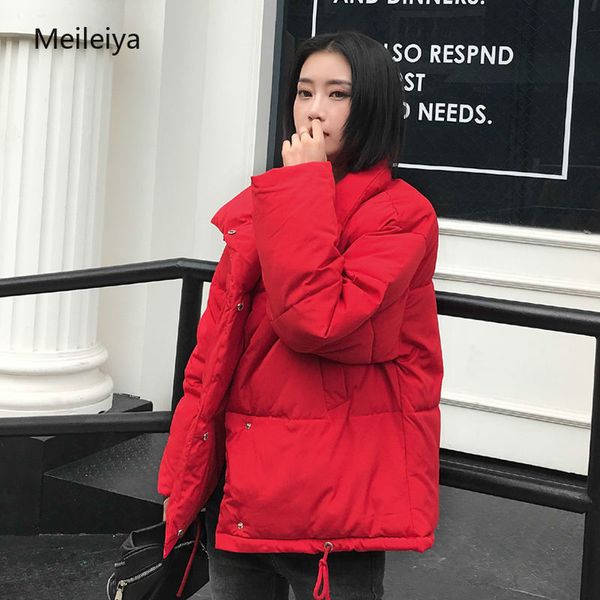 

autumn plus size overcoat jacket parkas winter jacket women coat fashion female stand winter women parka warm casual, Black