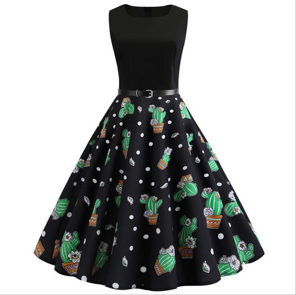 

новый дизайнер дамы длинные dresse рукавов ретро шить печати большой качели платье леопарда печати платье повседневная девушка платье принце, Black;gray